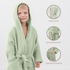 Muslin Bath Robe for Kids 100% Cotton, 4-Layer Absorbent Muslin Fabric By Comfy Cubs - 2 of 4