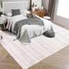 Small Throw Rug for Bedroom Kitchen Entryway - Boho Vintage Non-Slip Washable Mat, Oriental Soft Stain Resistant Low Pile Carpet - 2 of 4