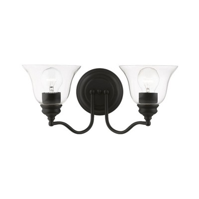 Livex Lighting Moreland 2 - Light Vanity in  Black