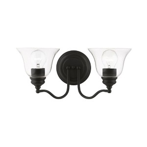 Livex Lighting Moreland 2 - Light Vanity in  Black - 1 of 4
