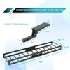 TOOENJOY 59 x 16 x 5 Inch Folding Hitch Cargo Carrier Basket, 200 LBS Capacity, Fits 2" Hitch Receiver for SUV Pickup Truck - 4 of 4