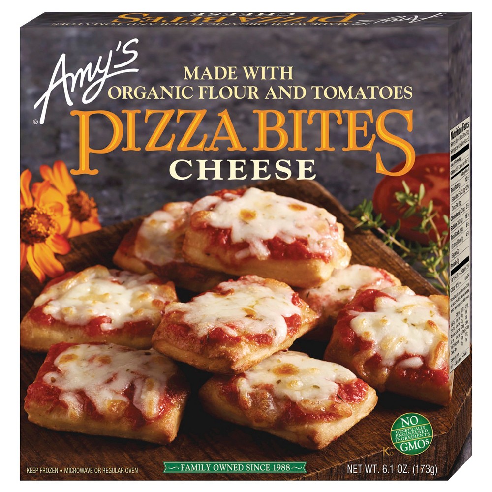 AMY'S, PIZZA BITES CHEESE