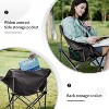 Naturehike Foldable Camping Chair Can bear 110 kg Fishing Chair Portable folding chair With armrest and two pockets - 4 of 4