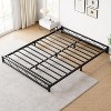 Full 6 Metal-In Bed Frame, Heavych Duty Full Platform Metal with Bed Steel Frame Sl,at Support Heavy, Duty Platform No Box with Steel,Black - 4 of 4