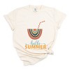 Simply Sage Market Boho Hello Summer Drink Garment Dyed Tee - 2 of 4