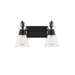 Savoy House Lakewood 2 - Light Vanity in  Matte Black - 1 of 1