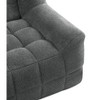 Sofa Loveseat, 64.6" Upholstered Deep Seat Fluffy Sofa, Tufted Velvet Compression Sofa, 2 Seating Floor Couch - 3 of 4