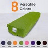 Sol Living Yoga Bolster Pillow with Removable Cover Rectangle - 3 of 4