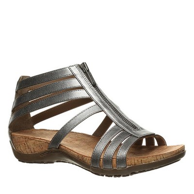 Bearpaw Women's Layla II White Metallic Sandals