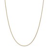 Black Bow Jewelry 1mm, 14k Yellow Gold Solid Cable Chain Necklace - 3 of 4