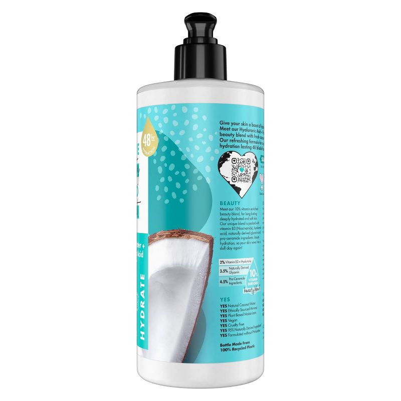 Love Beauty and Planet Hydrate Coconut Water and Hyaluronic Acid Pump Body Lotion - 16 fl oz, 5 of 7