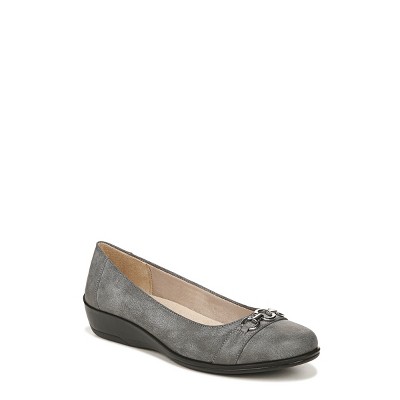Lifestride Womens Ideal Ballet Flats Charcoal 9.5 W : Target