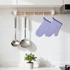 REGALWOVEN Oven Mitts and Pot Holders Sets 2 Pcs Heat Resistant Kitchen Oven Gloves and Pot Holders for Kitchen - 2 of 4