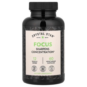Crystal Star Focus, 60 Vegetarian Capsules - 1 of 4