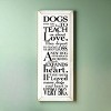 Slickblue Pet Loss Wall Decor – Sentimental Dog Quote Wood Sign – Rustic Home Accent for Dog Owners 7x18, Color Options - 2 of 3