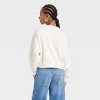 Black History Month Women's Legendary Rootz Never Duplicated Cropped Pullover Sweater - Ivory - image 2 of 4