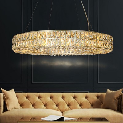 ALOADECOR 12-Light Unique/Statement Soft Gold Dining Room Wagon Wheel Chandelier With Crystal Accents