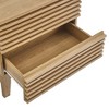 Modway Render 2-Drawer Nightstand - Mid-Century Modern Wood Bedside Table with Oak Finish and Splayed Legs - 4 of 4