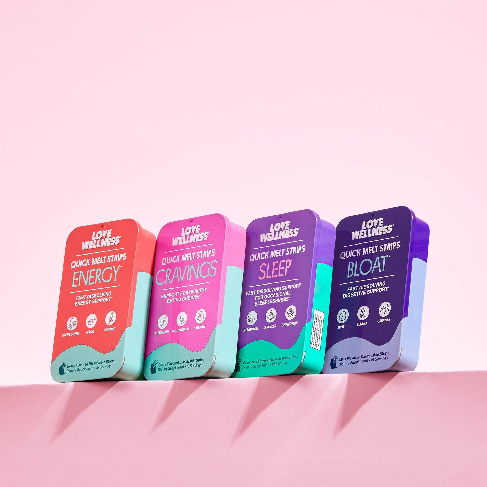 Love Wellness Quick Melt Strips Collection