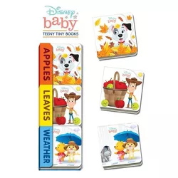 Disney Baby Apples, Leaves, Weather - (Teeny Tiny Books) by  Disney Books (Board Book)