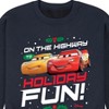 Men's - Cars - Lightning McQueen Highway To Holiday Fun Graphic Fleece Sweatshirt - 2 of 4
