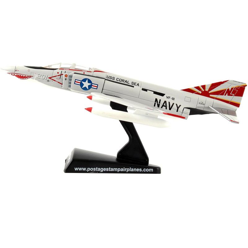 McDonnell Douglas F-4B Phantom II Fighter Aircraft "VF-111 Sundowners" US Navy 1/155 Diecast Model Airplane by Postage Stamp, 2 of 7