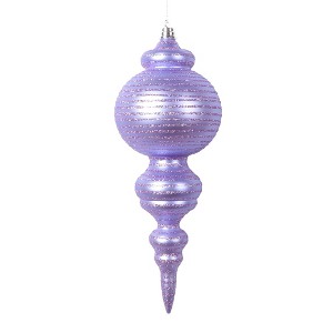 Vickerman 10" Matte with Glitter Finial Ornament - 1 of 1
