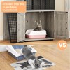 Homhougo Cat Litter Box Enclosure with Cat Tree & House - Multi-Functional Furniture Style Hidden Litter Box Cabinet - 4 of 4