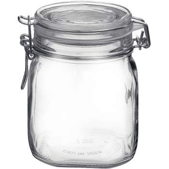 Bormioli Rocco Fido Glass 30 Ounce Storage Jar