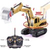 Joyfy 2PCS Remote Control Construction Vehicle Toy Set, RC Excavator & RC Dump Truck for Imaginative Play, Birthday Gifts for Toddlers Boys Girls - 2 of 4