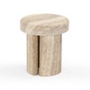 TOV Furniture Sheila Textured Concrete Indoor / Outdoor Side Table - 4 of 4