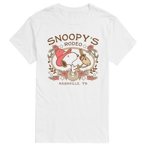 Men's - Peanuts - Snoopy Western Short Sleeve Graphic T-Shirt - 1 of 4