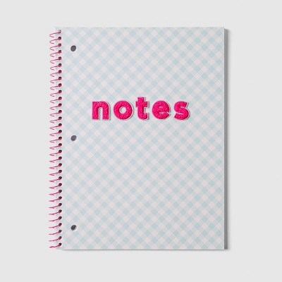 Pulsar Eco Products Notebook Green Check Tufted Patch
