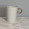 Jiallo 380ml Simplicity Collection White Porcelain Gold Trim Coffee Mug - 2 of 4