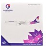 Airbus A321neo Commercial Aircraft "Hawaiian Airlines" (N208HA) White with Purple Tail 1/400 Diecast Model by GeminiJets - 3 of 3