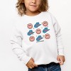 The Juniper Shop SmileyWorld Cowgirl Smiley Toddler Sweatshirt - 5/6T - White - 3 of 4