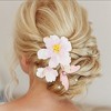 Unique Bargains Flowers Pattern Hair Clip 1 Pc - 2 of 4