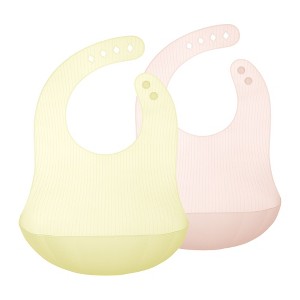 Olababy Fold N Go Silicone Bib with Travel Case - 1 of 4