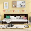 ALEXOUN Wood Day Bed Frames with Solid Wood Slat Support,and Arm & Back for Toddlers Kids Teens Adults Easy Assemble - 2 of 4
