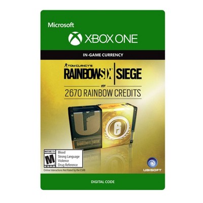 Tom Clancy&#39;s Rainbow Six Siege: 2670 Rainbow Credits - Xbox One (Digital)