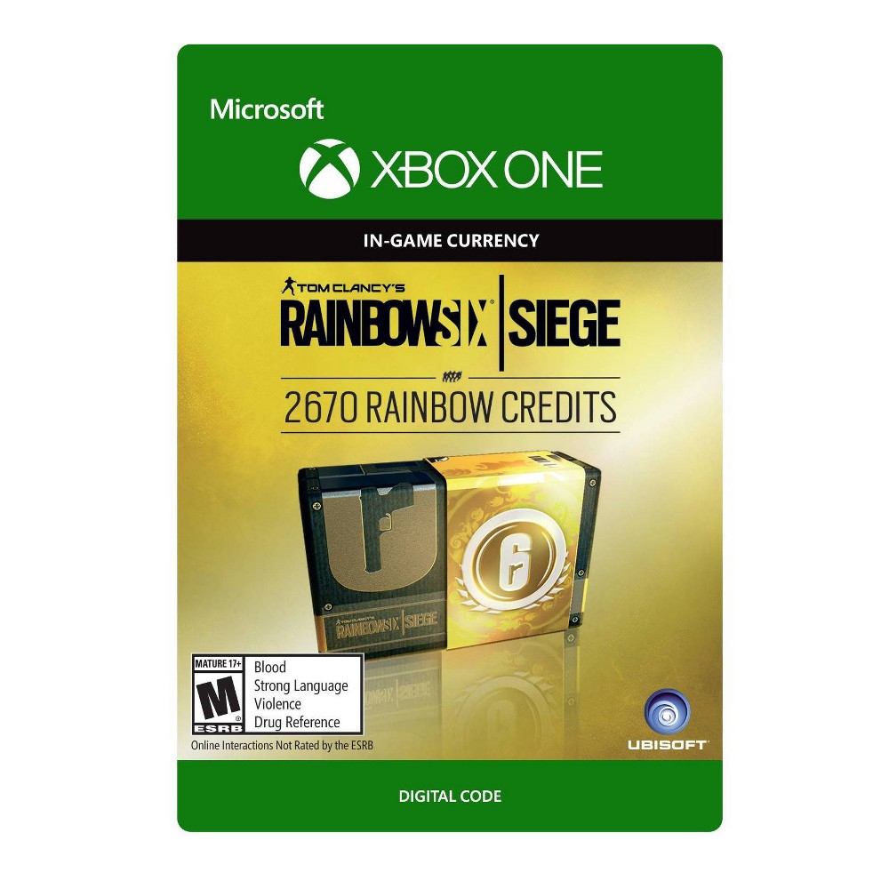 Photos - Game Tom Clancy's Rainbow Six Siege: 2670 Rainbow Credits - Xbox One (Digital)