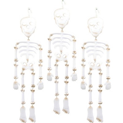 Home & Garden 23.5" Hanging Skeleton Halloween Bones Direct Designs International  -  Decorative Garden Stakes