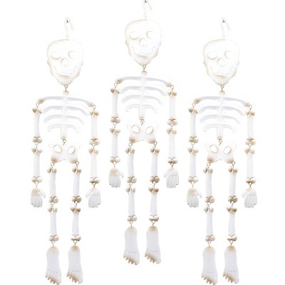 Home & Garden 23.5" Hanging Skeleton Halloween Bones Direct Designs International  -  Decorative Garden Stakes