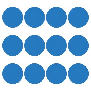 Unique Bargains Self-Adhesive Waterproof PVC Classroom Round Floor Sticker 12 Pcs - 1 of 4