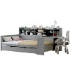 Full/Twin Size Daybed Wooden Platform Bed Frame with Storage Shelves, Twin Size Trundle Bed and Desk -ModernLuxe - 4 of 4