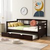 Twin Size Wood Daybed with Twin Size Trundle - 2 of 4