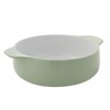 KitchenAid 2.25qt Vitrified Stoneware Round Casserole Baker Pistachio: Ceramic Baking Dish, Dishwasher-Safe, Even-Heating - 3 of 4
