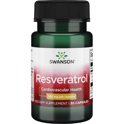 Swanson Dietary Supplements Resveratrol 100 mg Capsule 30ct.