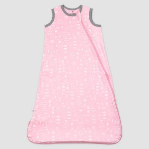 Honest Baby Organic Cotton Interlock Wearable Blanket - Pattern Play Pink - 1 of 2