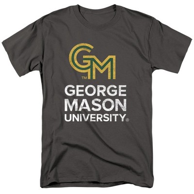 Men's George Mason University Official Distressed Primary Logo T-Shirt